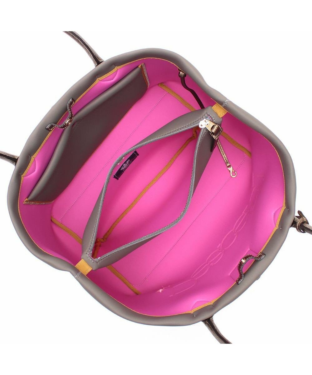 A.D.M.J. 【魔法の様に軽い】マジックライト/コード刺しゅうキューブトート34cm 