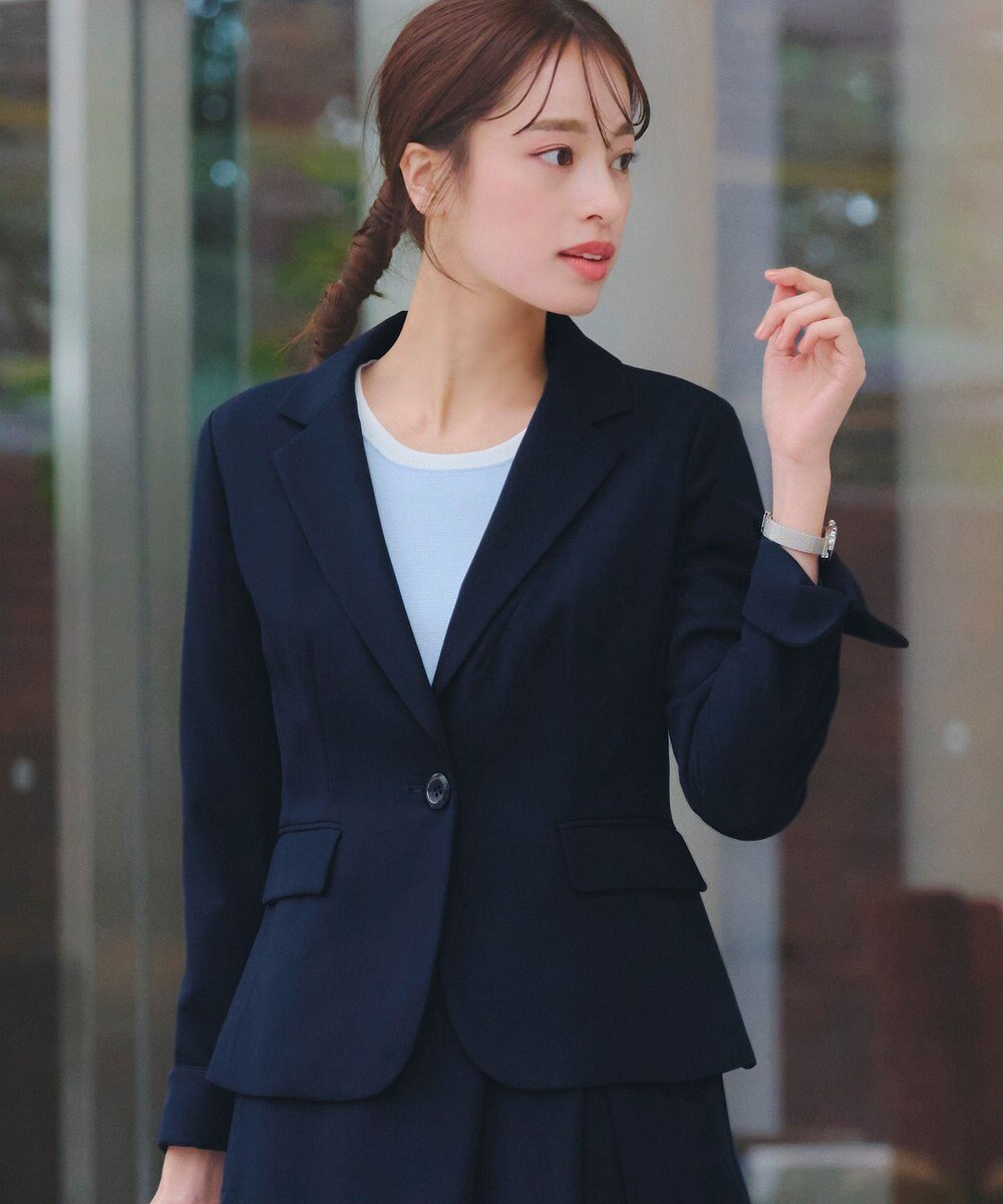 Tiaclasse L 【ダブルクロス】テーラードジャケット 