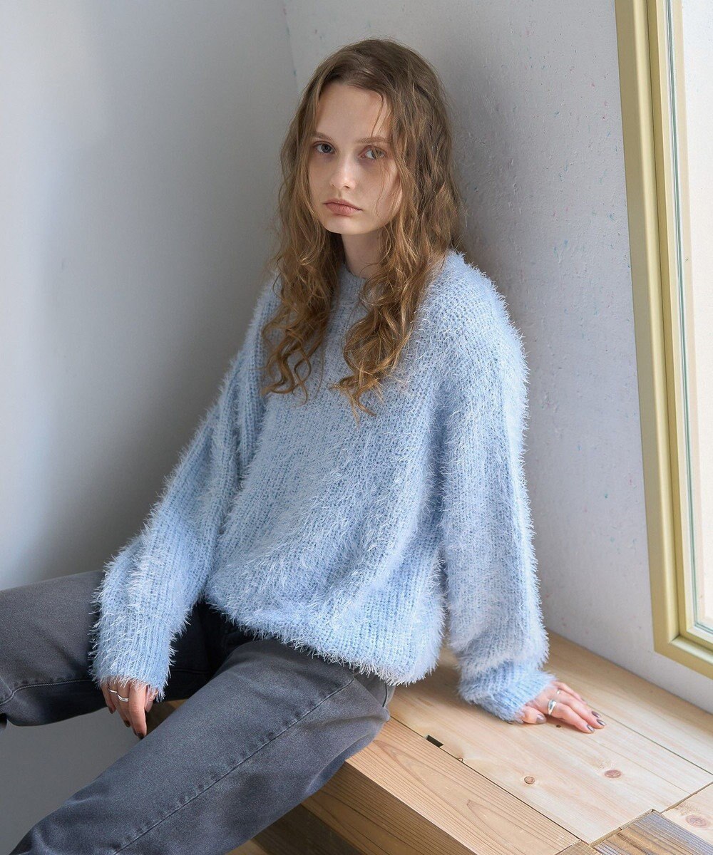 AMERICAN HOLIC フェザーゆるニットプルオーバー 