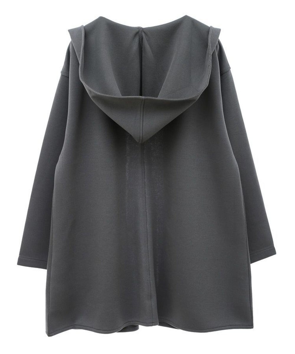 Green Parks ポンチフード付きカットカーディガン 