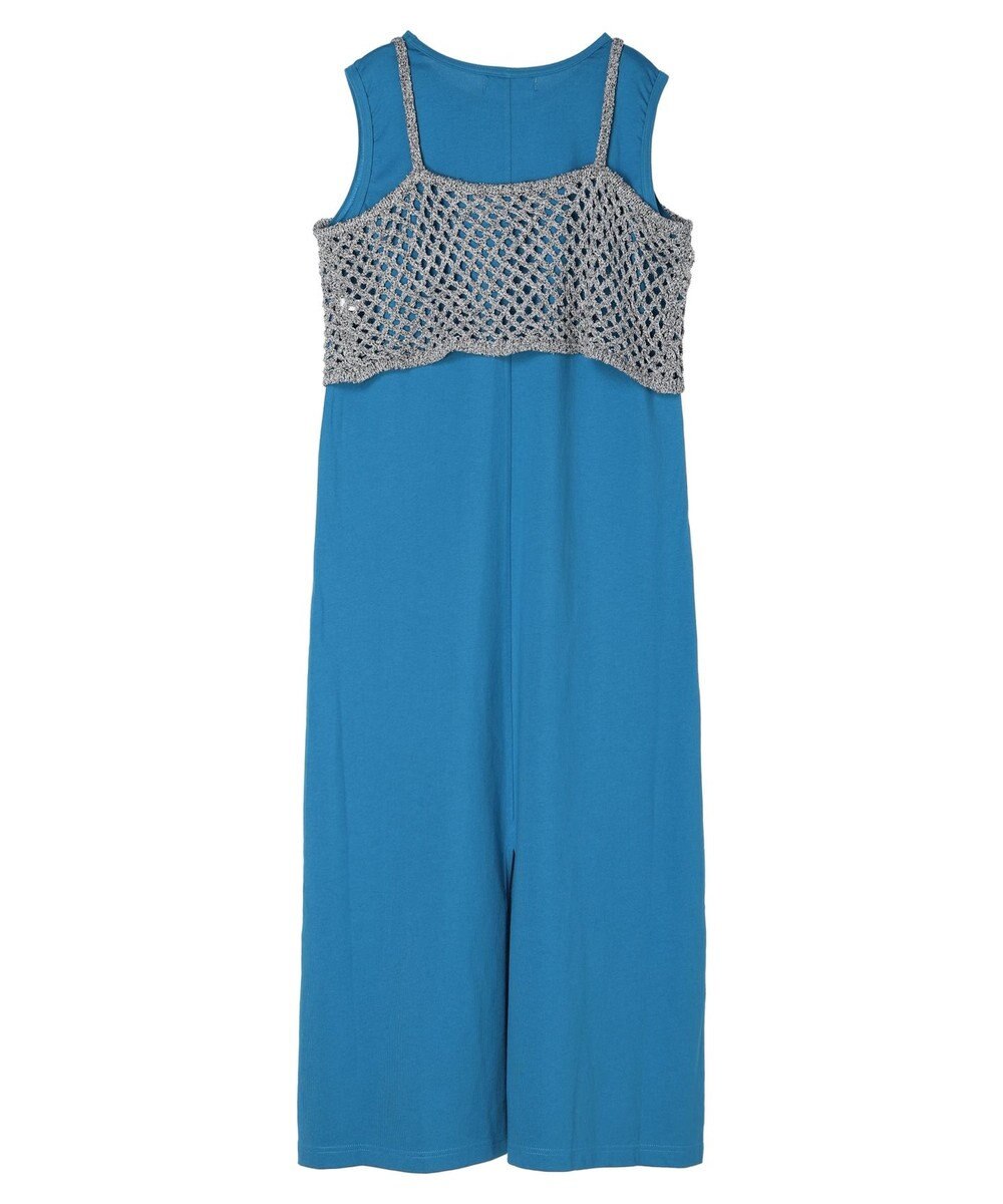 Green Parks ニットビスチェ付きカットソーワンピース 