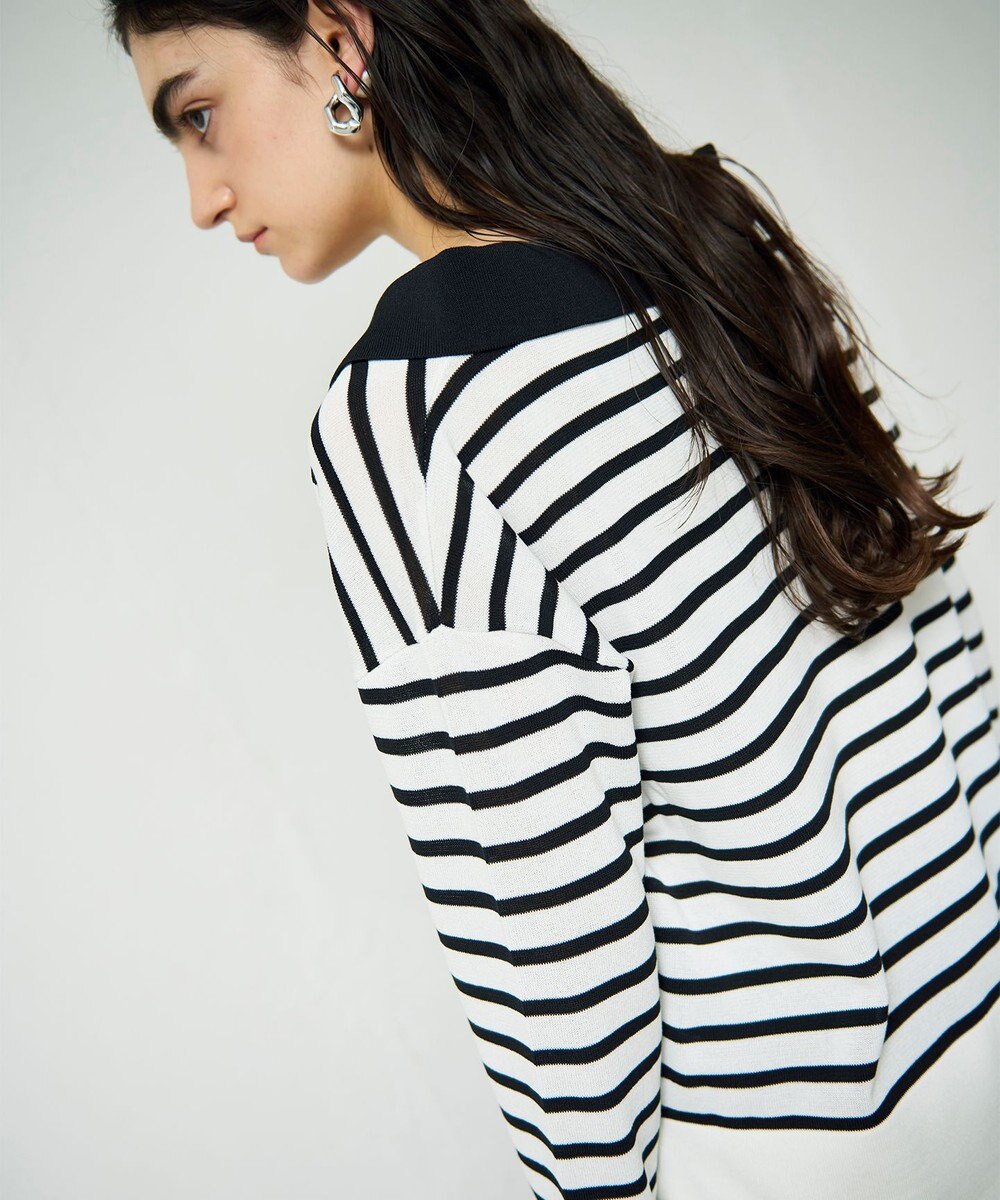 GRACE CONTINENTAL マリンボウタイニット 