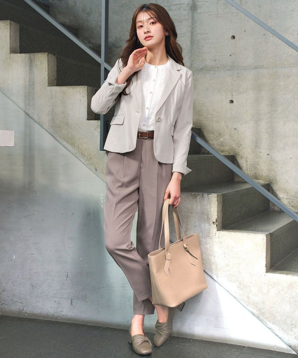 Tiaclasse L 【ダブルクロス】テーラードジャケット 