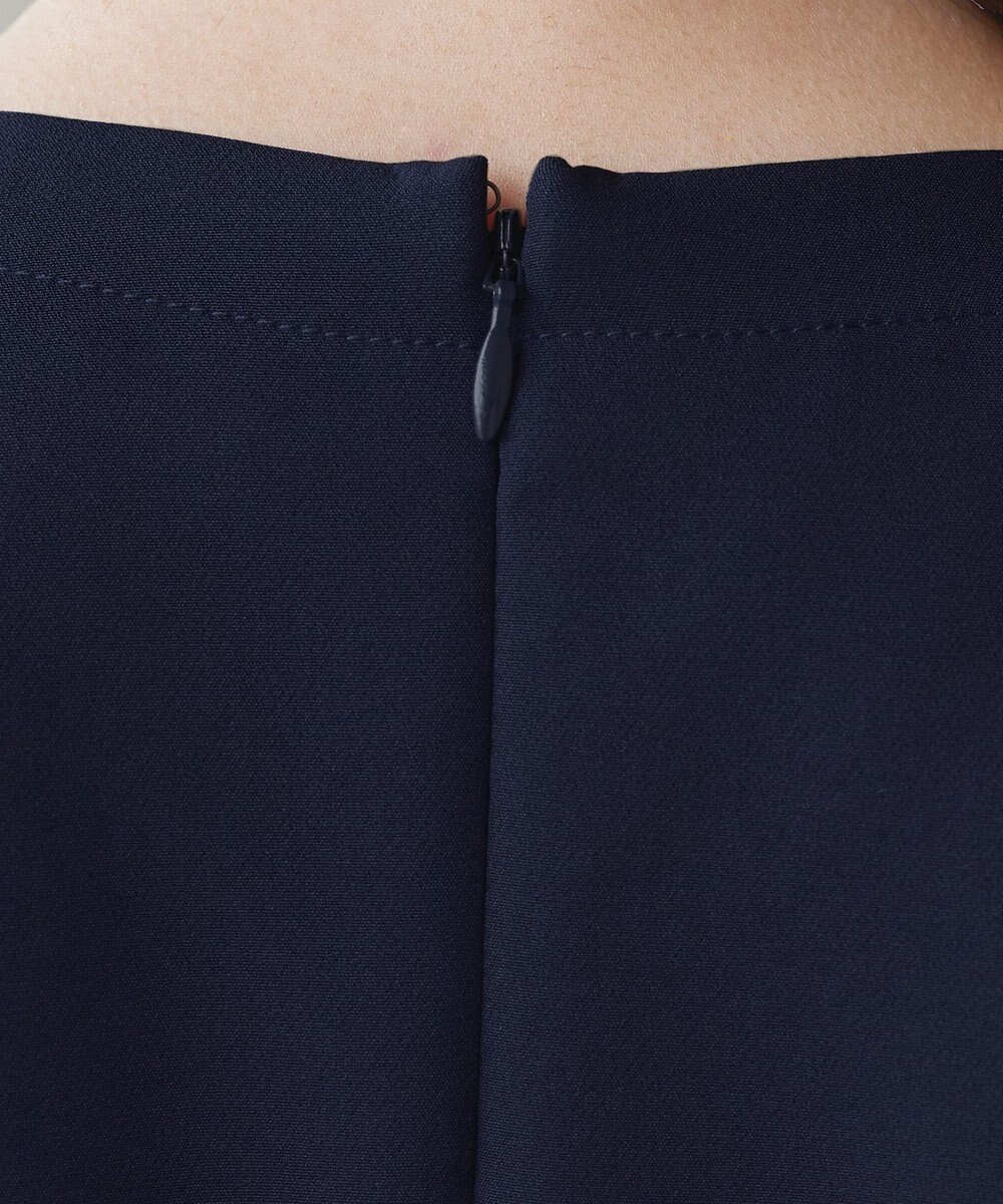 Tiaclasse 【ダブルクロス・洗える】 ナローVネックワンピース 