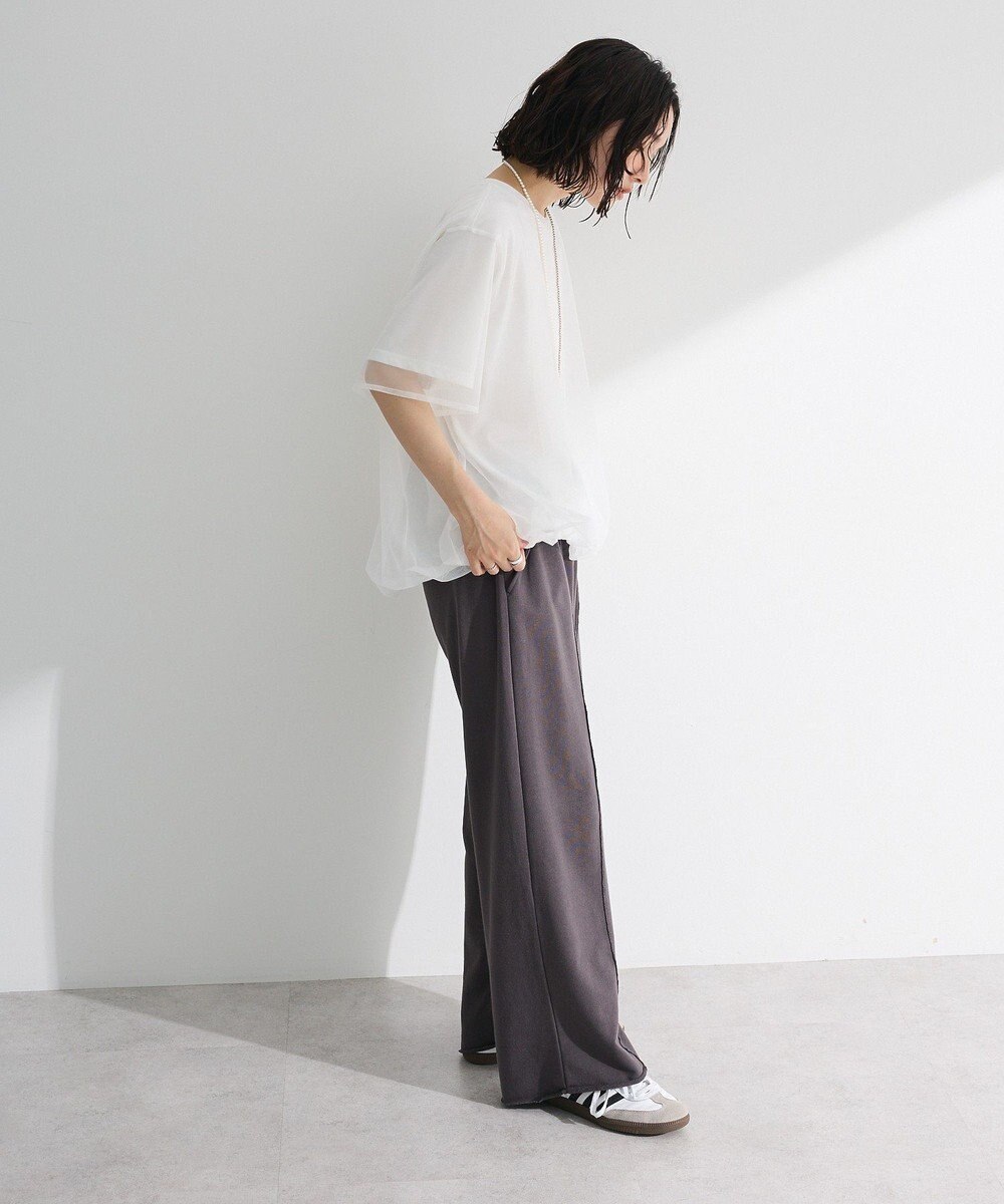 Green Parks チュールドッキングバルーン５分袖プルオーバー 