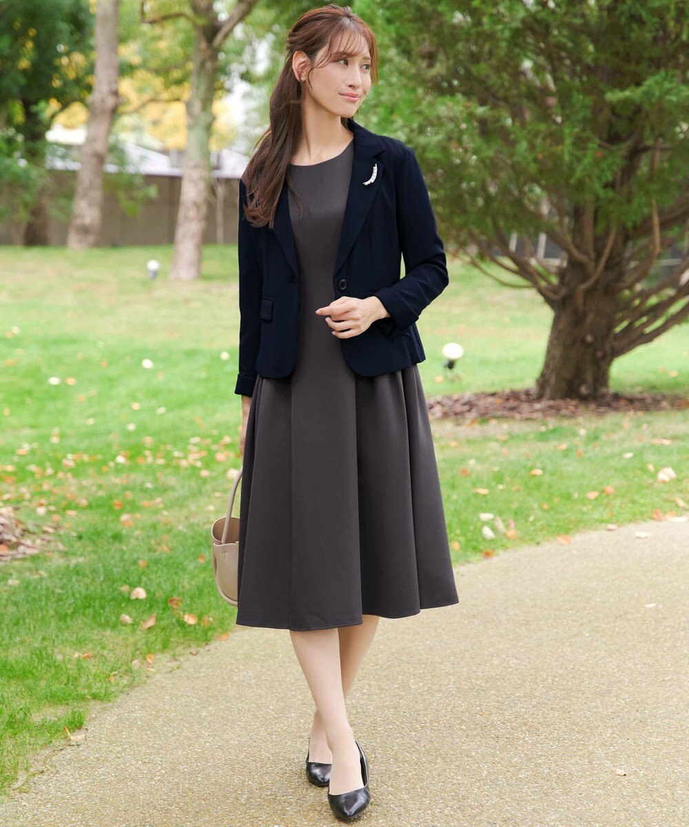 Tiaclasse L 【ダブルクロス】テーラードジャケット 