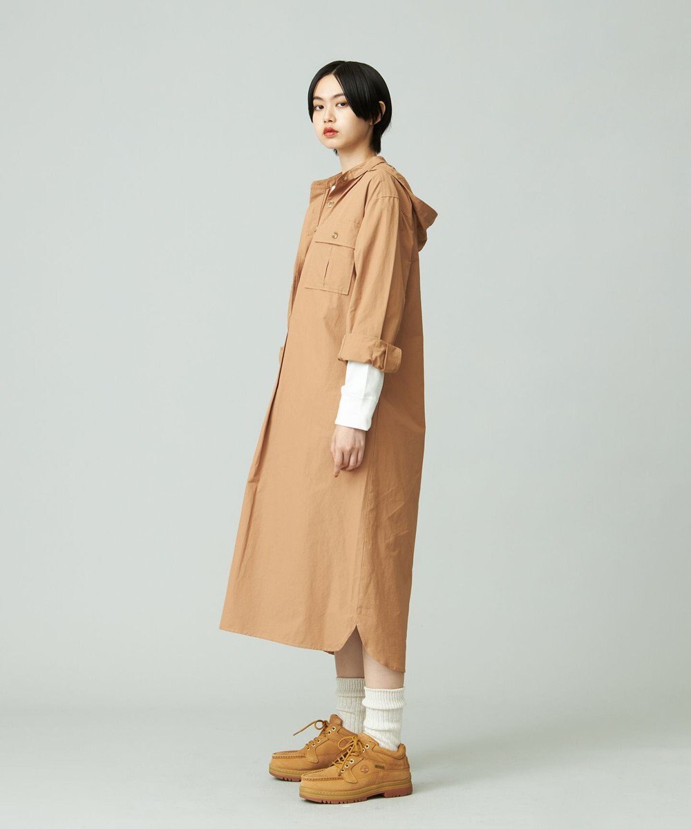 J.PRESS YORK STREET 【WOMEN】ミリタリーシャツワンピース 