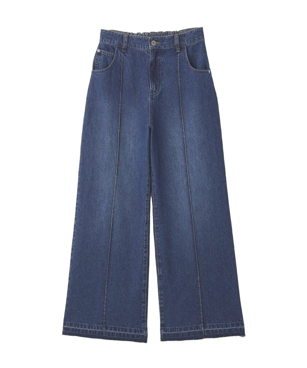 YECCA VECCA 綿麻バギーデニムパンツ 