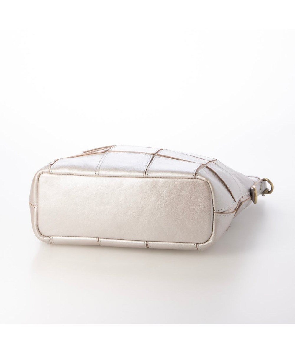 UNBILLION ピークスピーク PEAKS PEAK / 牛革パッチワーク口折れ2wayショルダー 