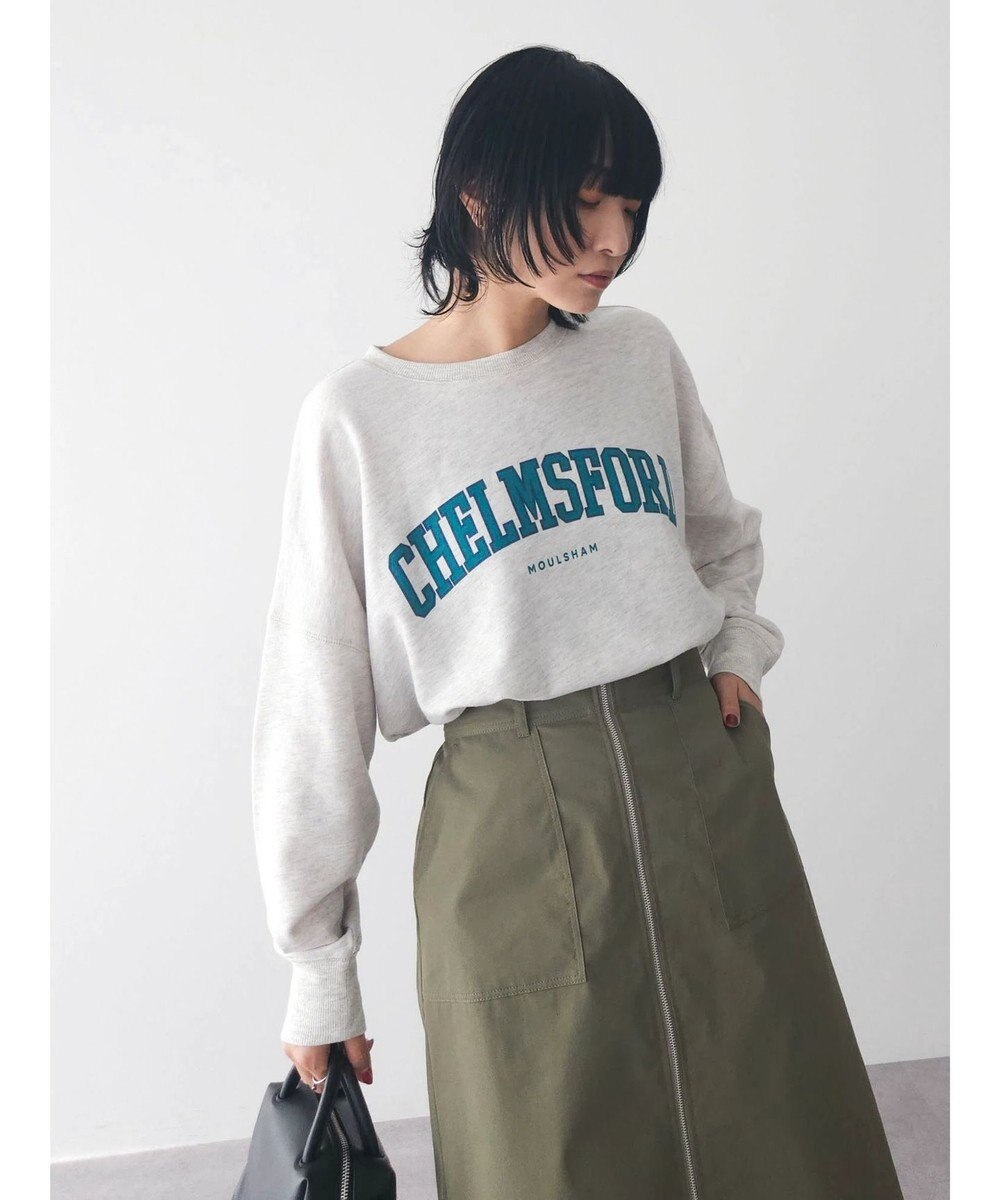 Green Parks ロゴ裏毛チュニック 