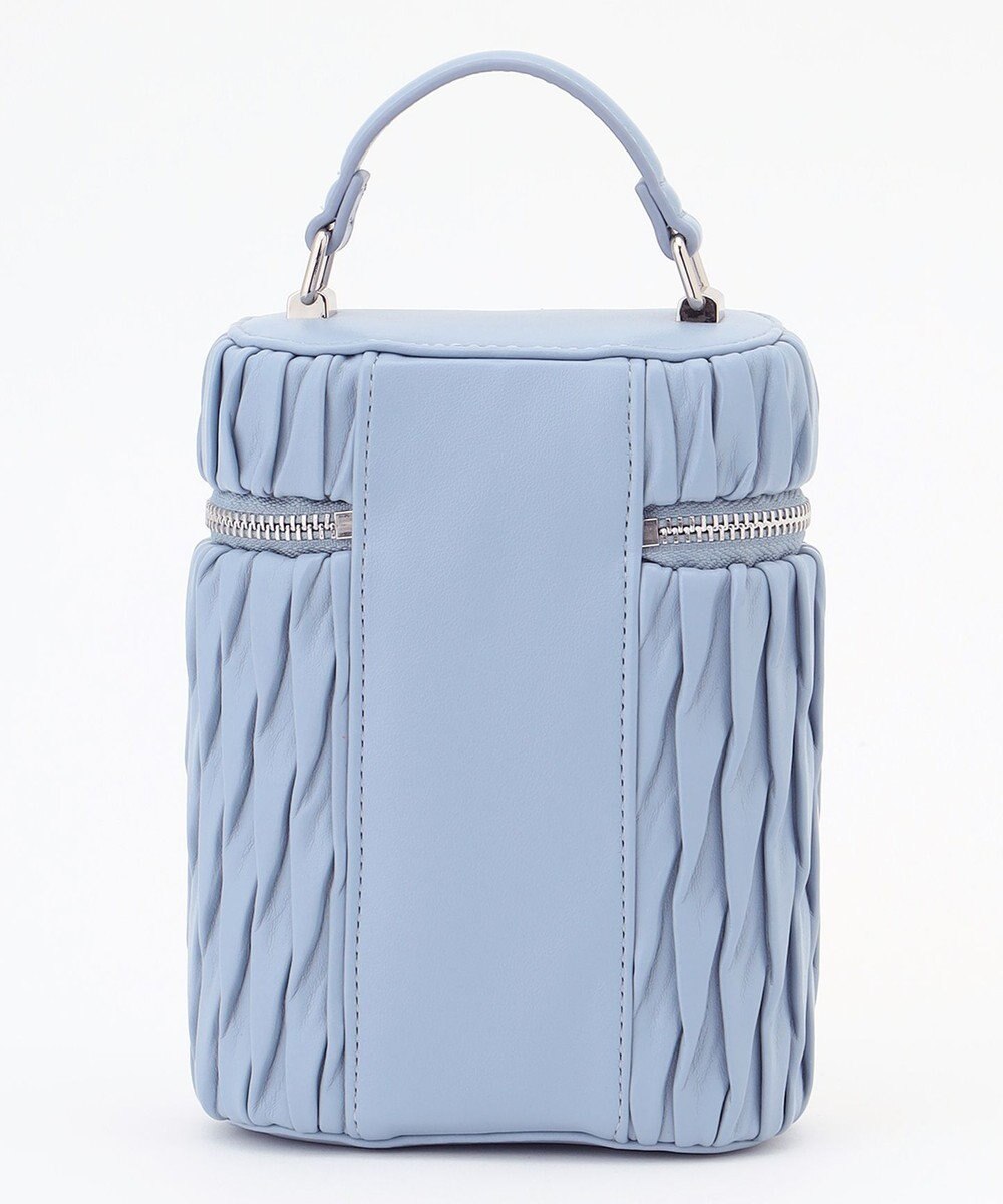 LA BAGAGERIE 【MONICA】ランダムプリーツバニティバッグ 