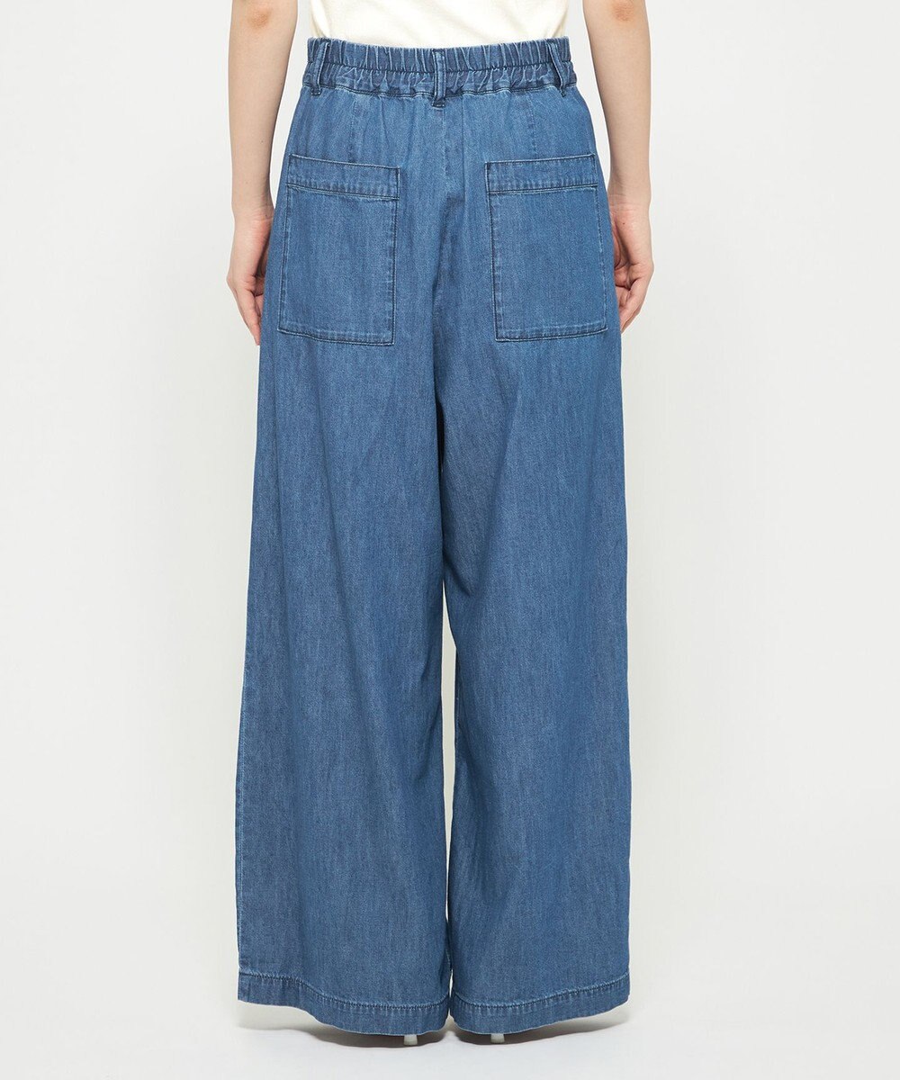 uncrave ライトデニム ワイドパンツ 