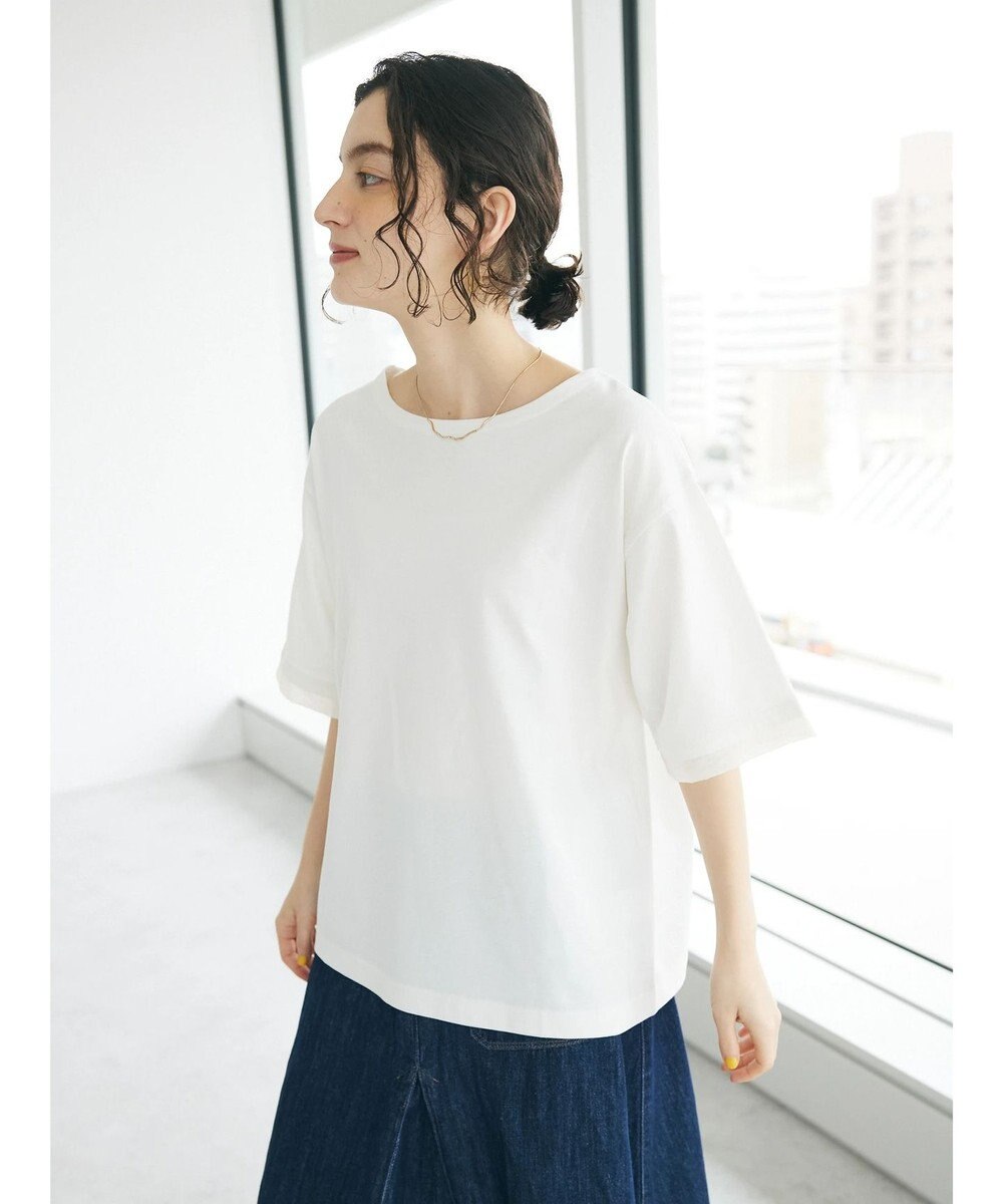 CRAFT STANDARD BOUTIQUE 【ＵＶカット】布帛切り替えプルオーバー 