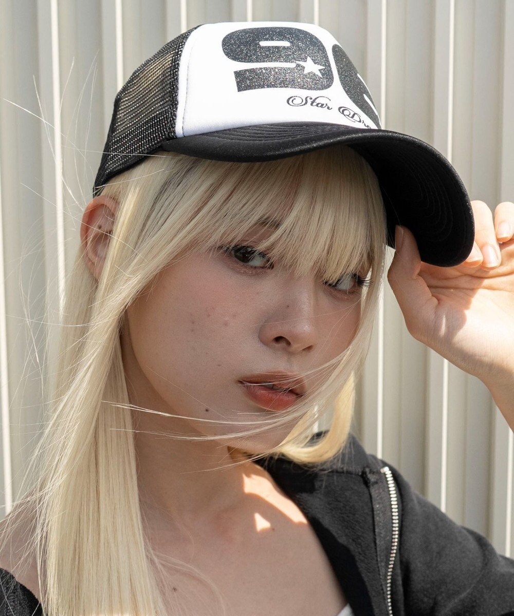 WEGO ナンバリングロゴメッシュキャップ 