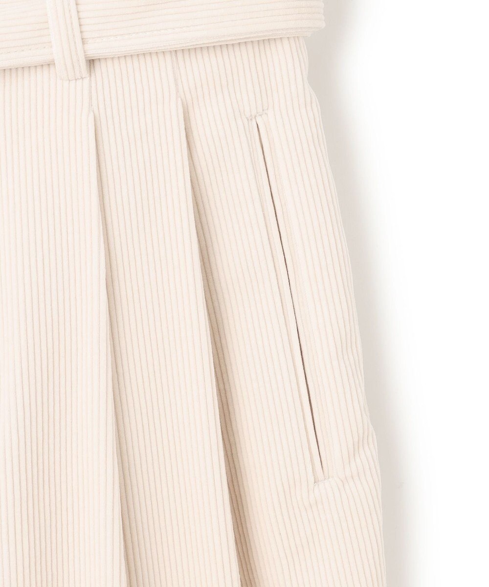 BEIGE， 【洗える】PASTEUR / ウエストベルト付きコーデュロイパンツ 