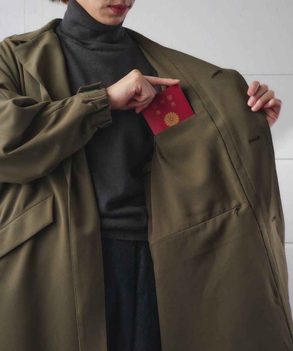 muuc 9ポケット搭載 トラベラーズコート〈大人の手ぶらコート〉〈3シーズン〉〈手洗い可〉〈ユニセックス・大きいサイズあり〉〈日本製〉〈軽い〉〈暖かい〉 