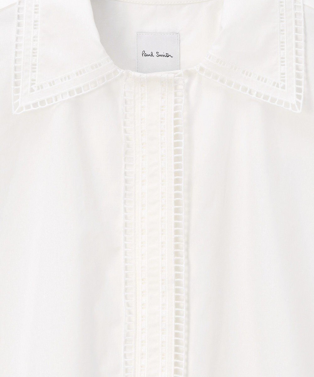 Paul Smith エンブロイダリー 半袖ブラウス 