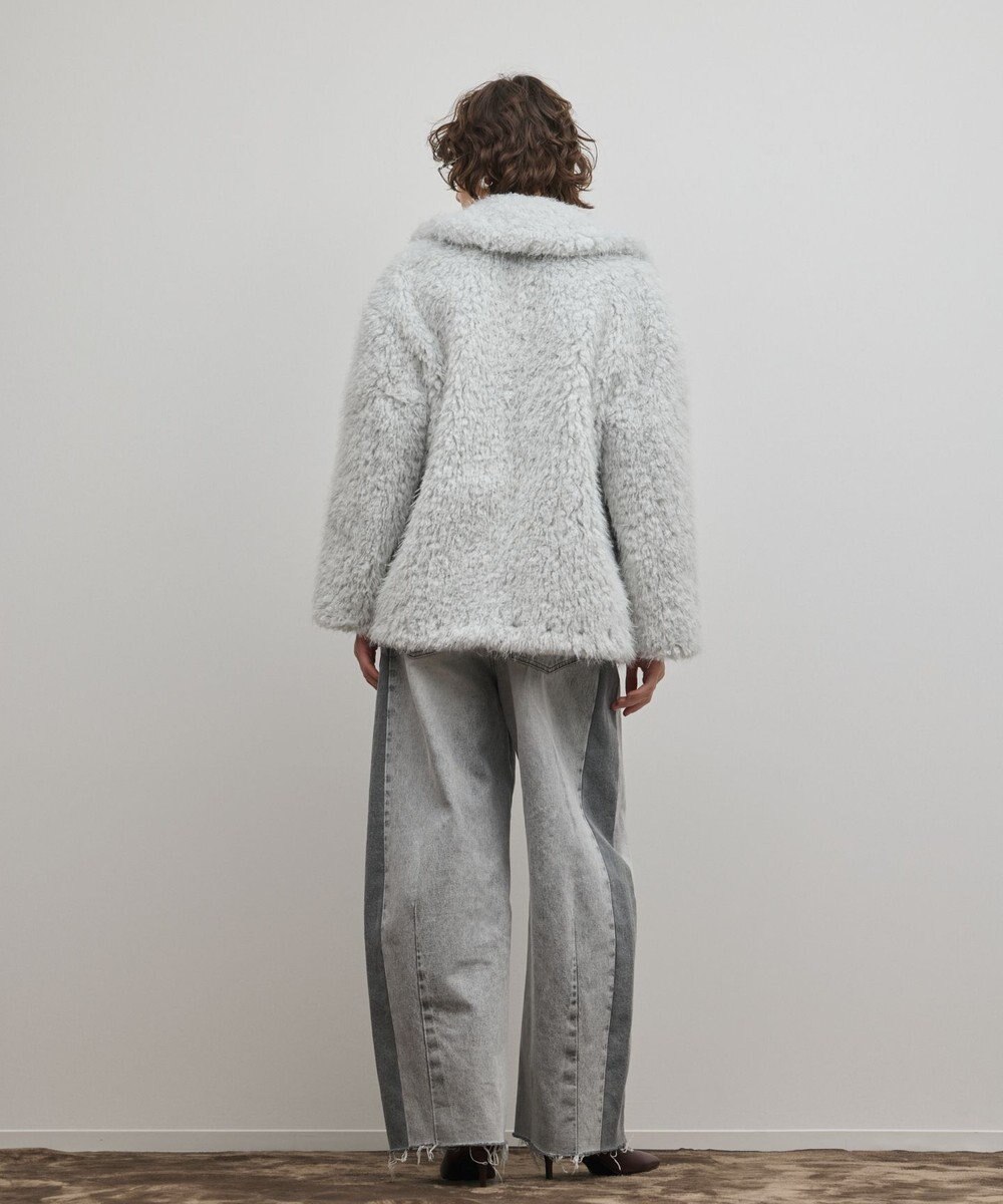 GRACE CONTINENTAL フェイクファーPコート 