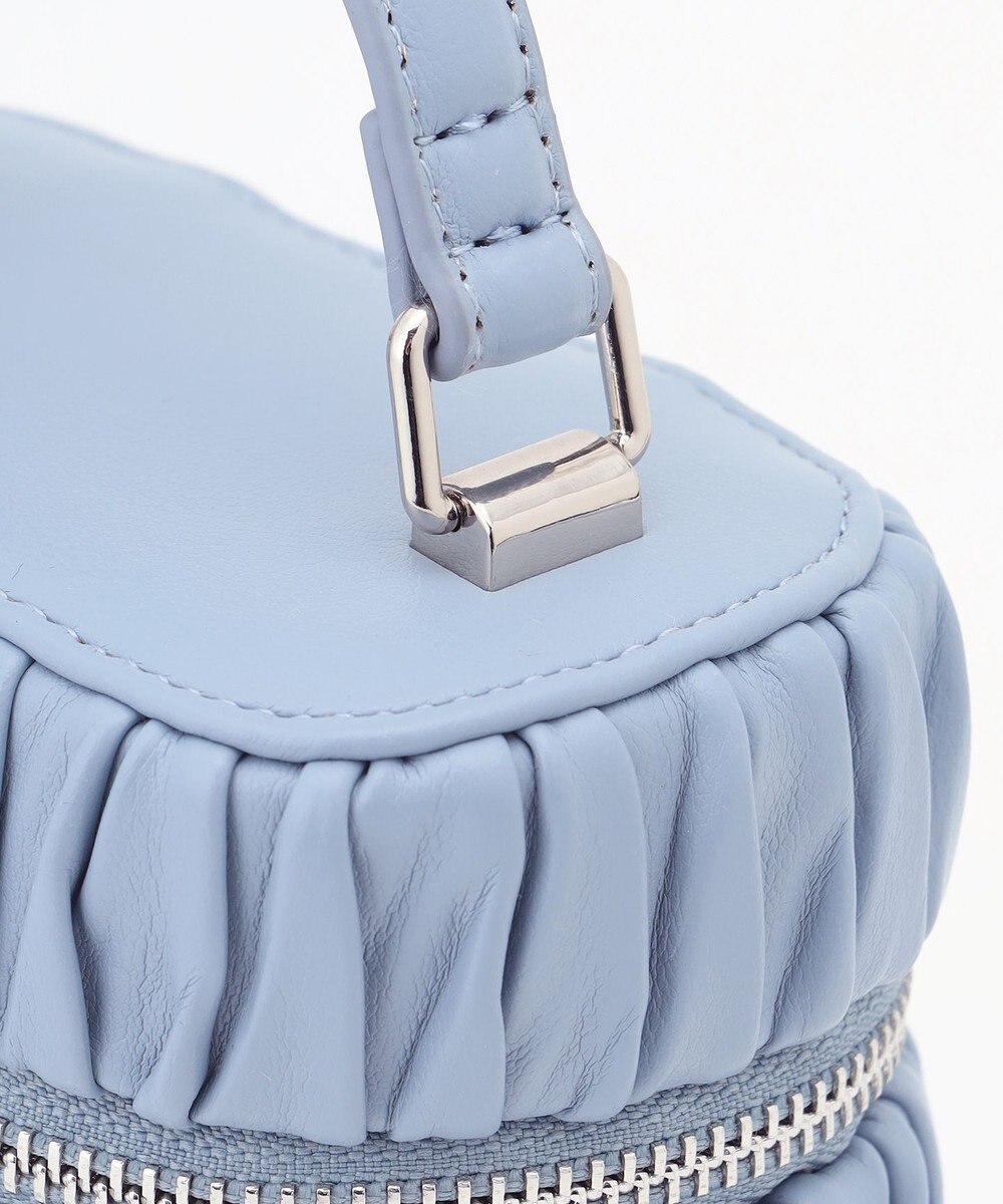 LA BAGAGERIE 【MONICA】ランダムプリーツバニティバッグ 