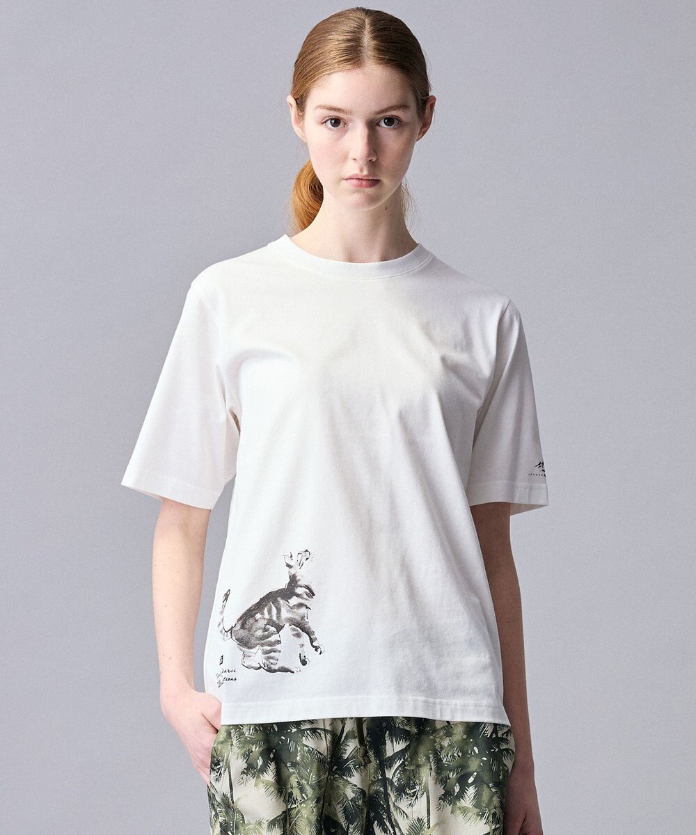 JOSEPH ABBOUD MOUNTAIN 【テーム・ヤルヴィコラボレーション/ゆったり】　　プレーティング天竺ヤルヴィー Tシャツ 