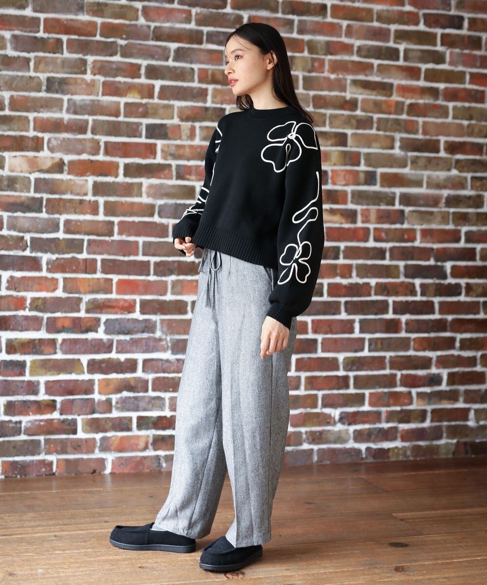 Green Parks ・ＥＬＥＮＣＡＲＥ　ＤＵＥ　ツイードカーブパンツ 