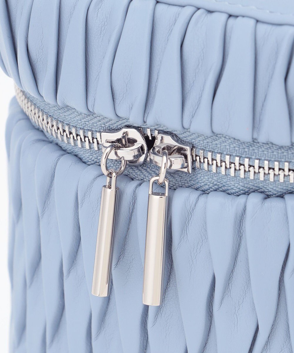 LA BAGAGERIE 【MONICA】ランダムプリーツバニティバッグ 