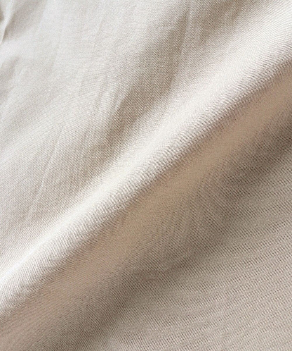 WHITE MAILS 【UNISEX】COTTON PAPER POPLIN BAND COLLAR SHIRT シャツ 