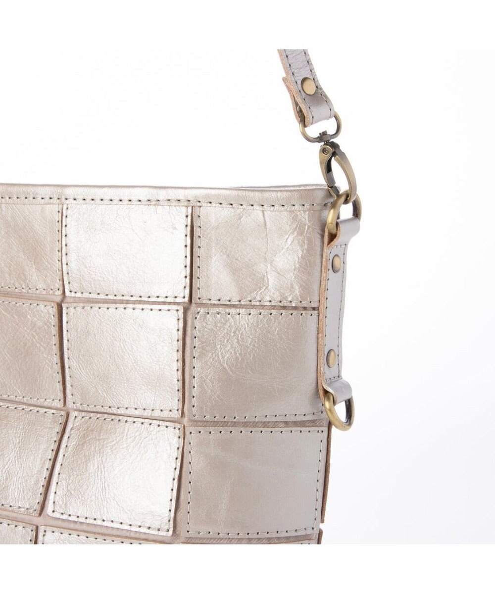 UNBILLION ピークスピーク PEAKS PEAK / 牛革パッチワーク口折れ2wayショルダー 