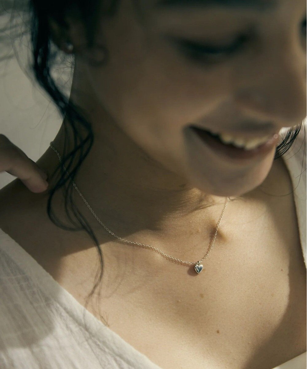 yoaa シルバー925　ミニハート ネックレス 