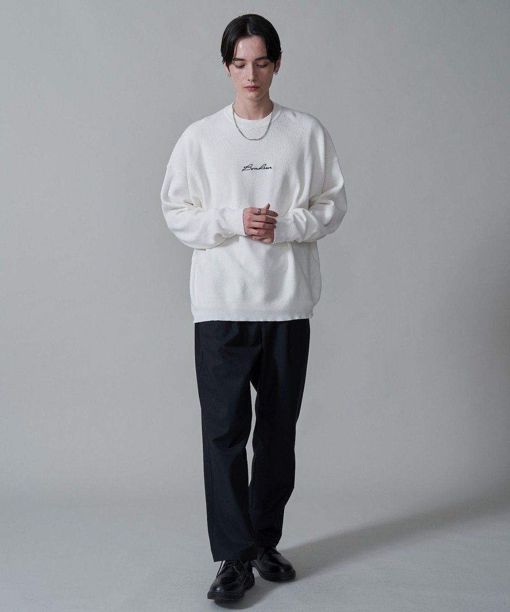 WEGO 【2点SET】アクセ付きワンポイントニットプルオーバー 