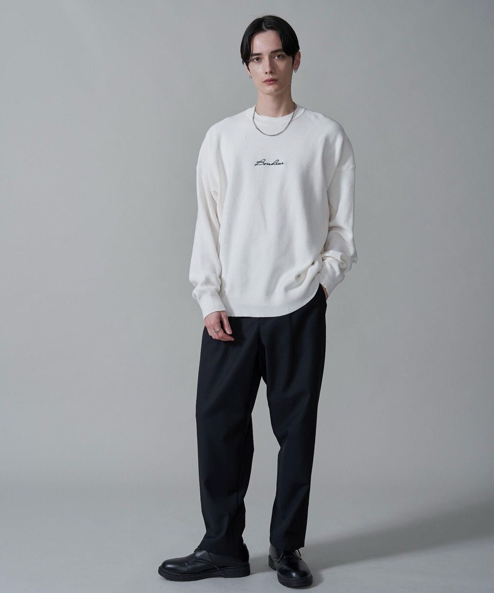 WEGO 【2点SET】アクセ付きワンポイントニットプルオーバー 