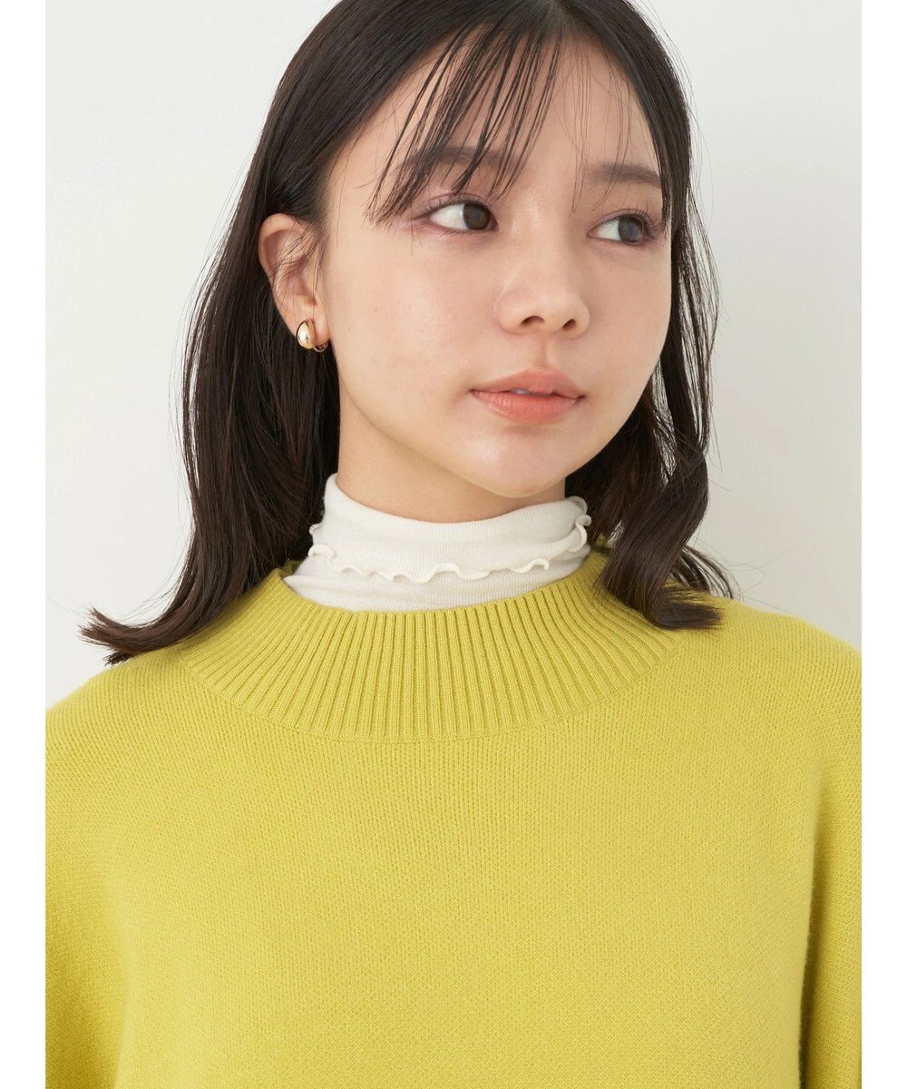 earth music&ecology やわらかタッチハイネックチュニック 