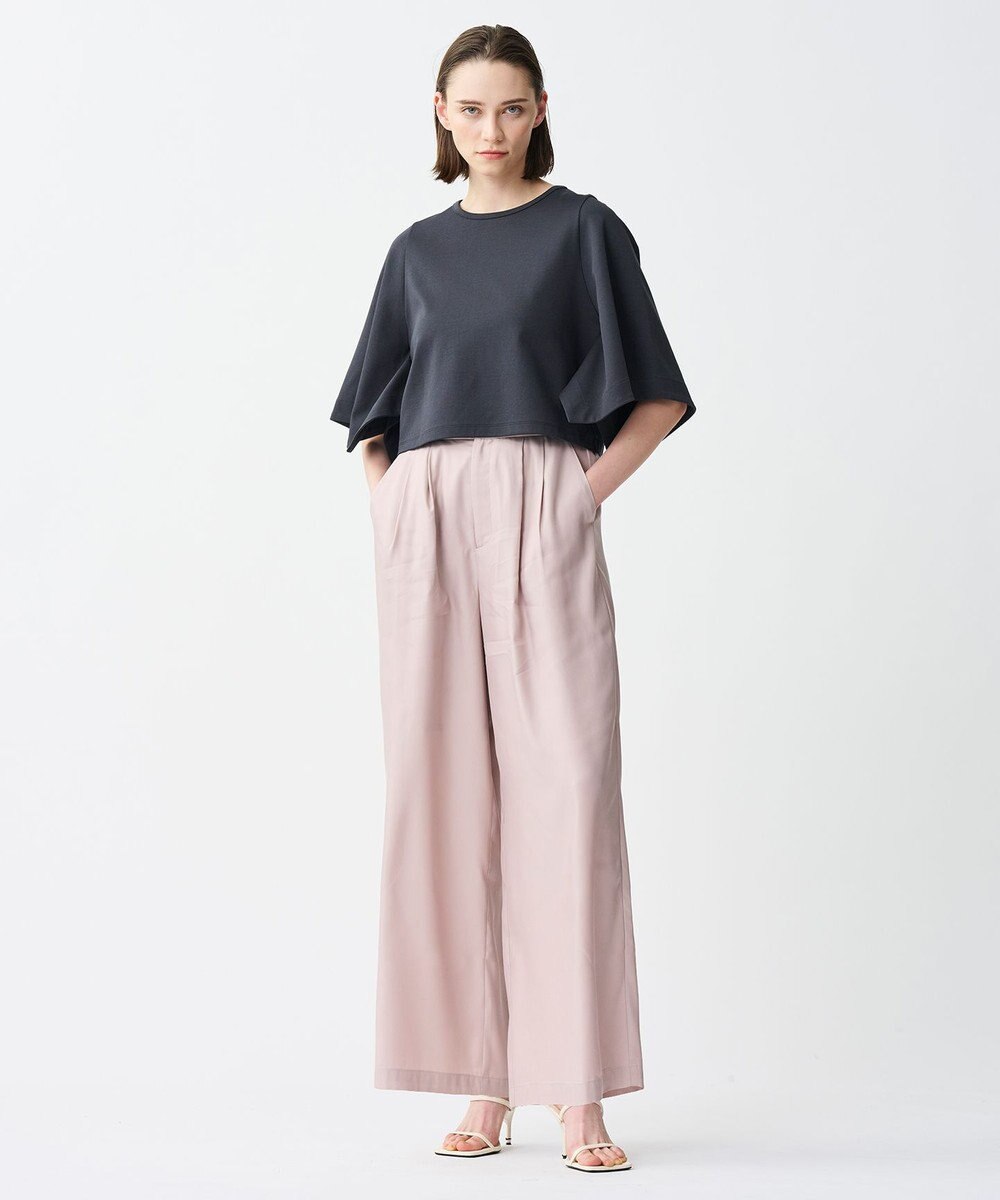 uncrave 【新色追加！】フィブリルシャンブレー ワイドパンツ 