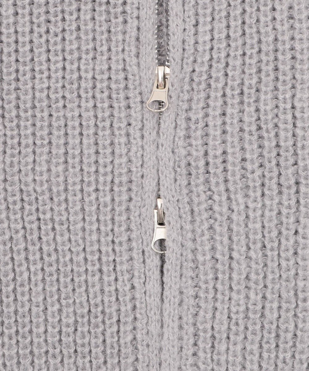 WEGO ダブルZIPニットカーデ 