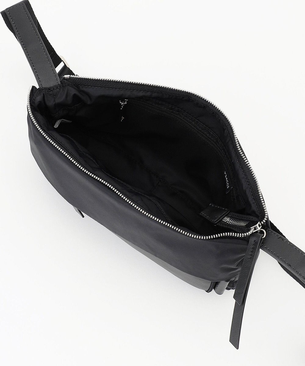 Y'SACCS リサイクルナイロン×カウレザー ラップミニショルダー 