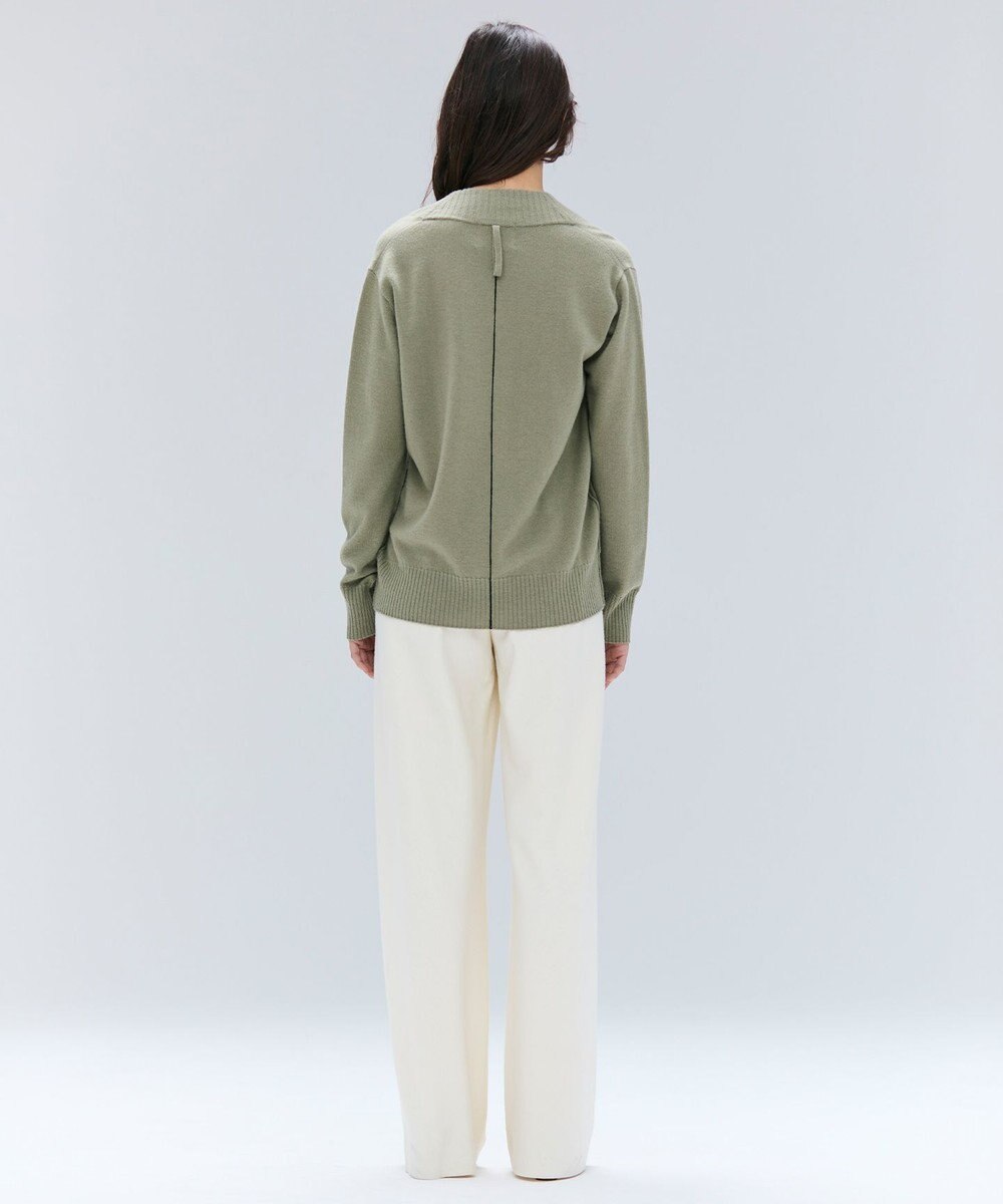 BEIGE， MONTAIGNE / イージーウエストウールワイドパンツ 