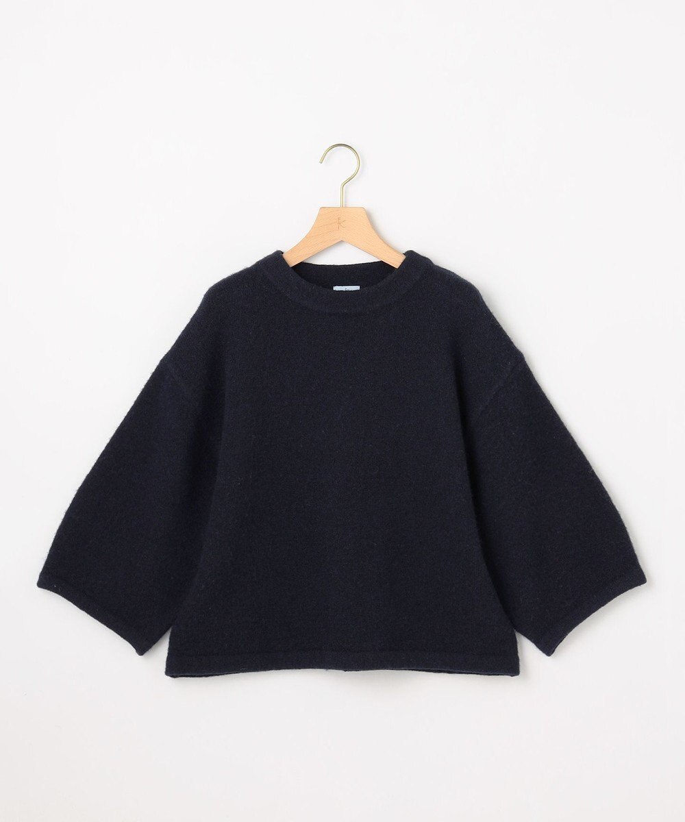 組曲 S ハーフスリーブミルド ニットプルオーバー 