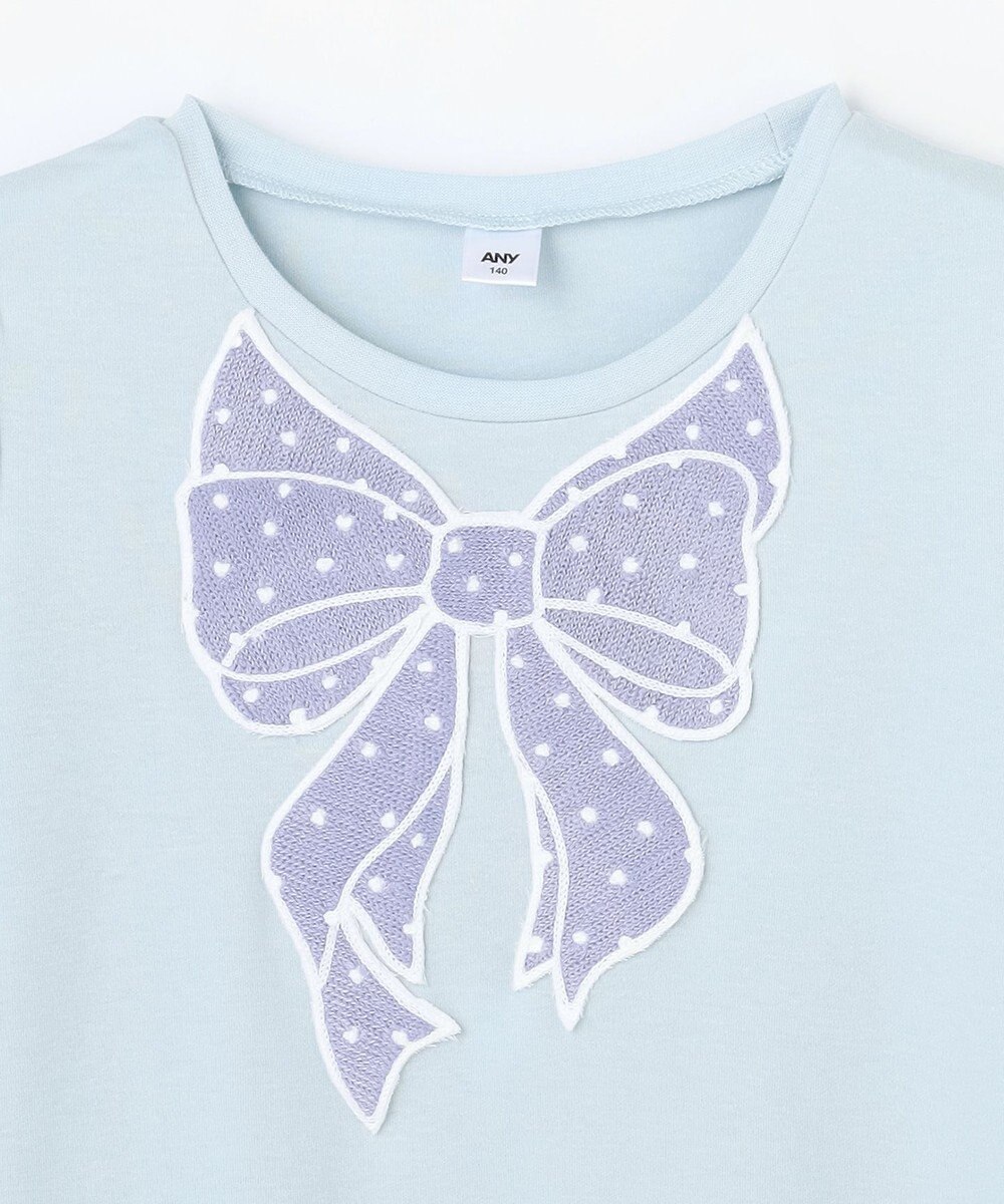 ANY KIDS ドットリボン 長袖Tシャツ 