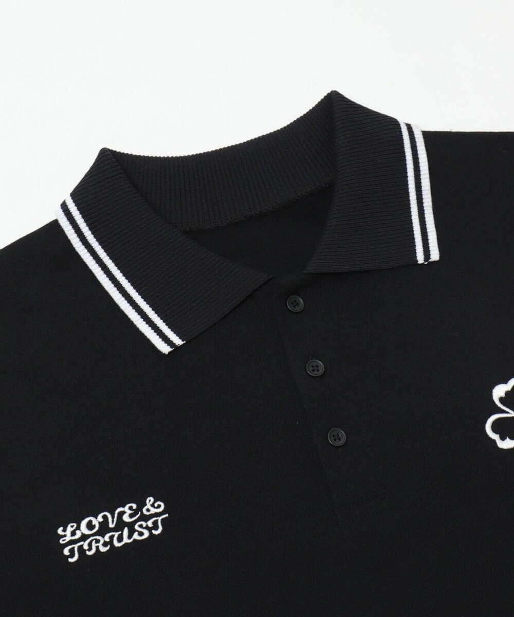 WEGO 【ユニセックス着用ITEM/MLサイズ展開】モチーフロゴポロスウェット 