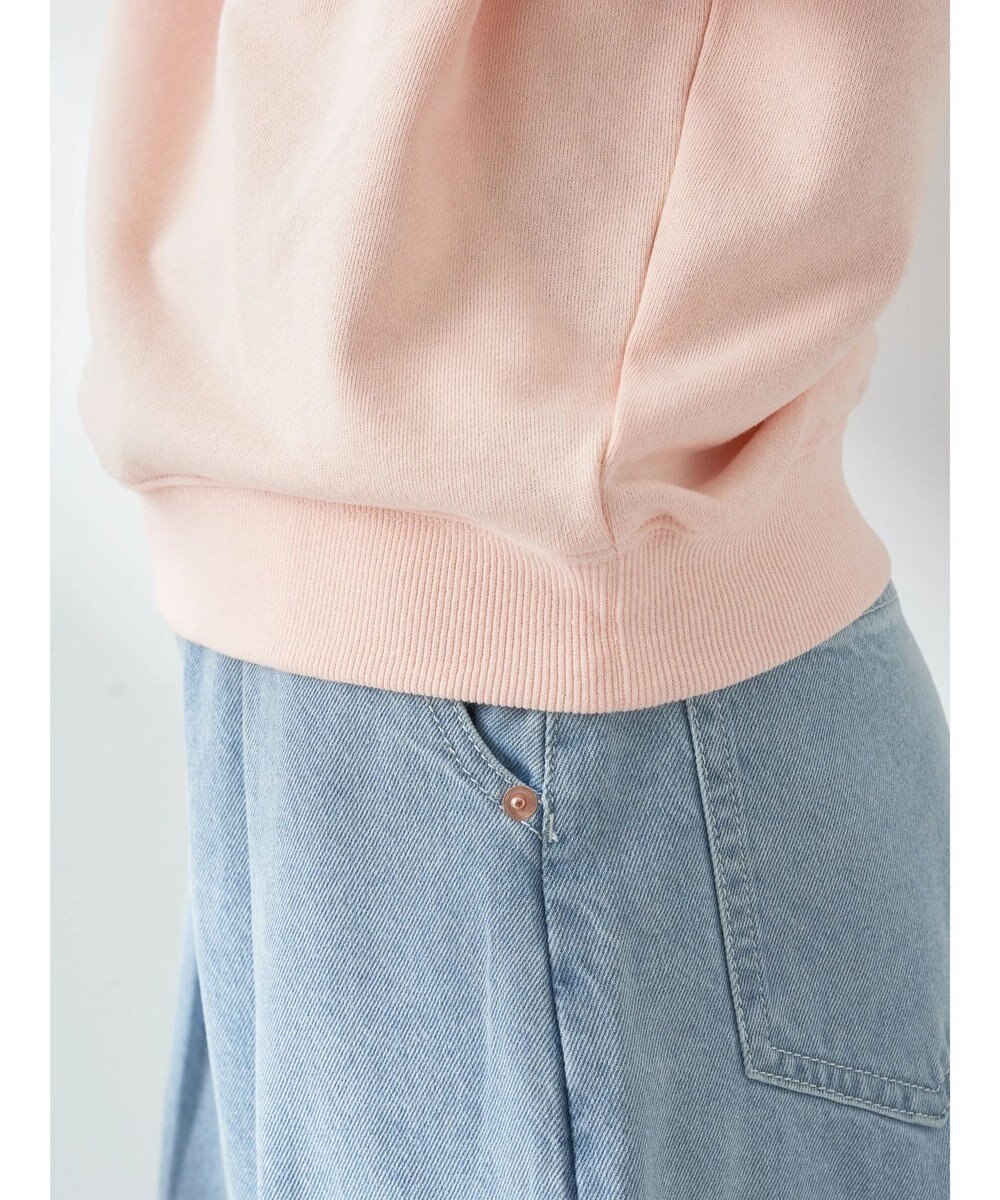 earth music&ecology デザインネックウラケプルオーバー 