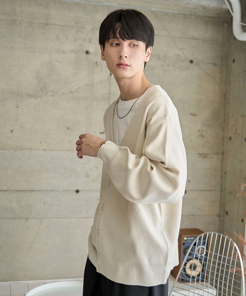 WEGO 【ユニセックス着用ITEM】ミラノリブカーディガン 