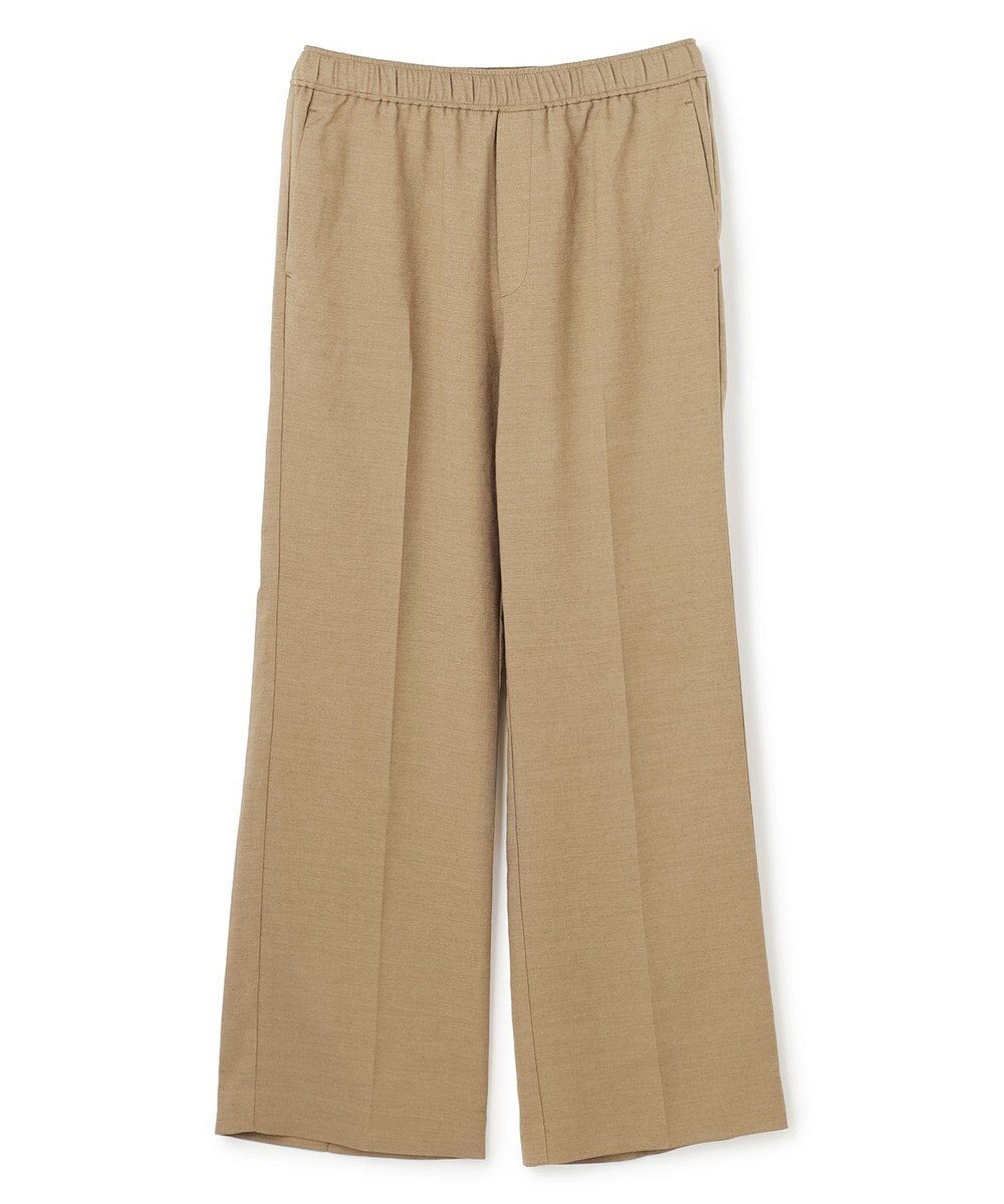 UNFILO 【セットアップ着用可/ウエストゴム】TENNEN TOUCH セミフレア パンツ 