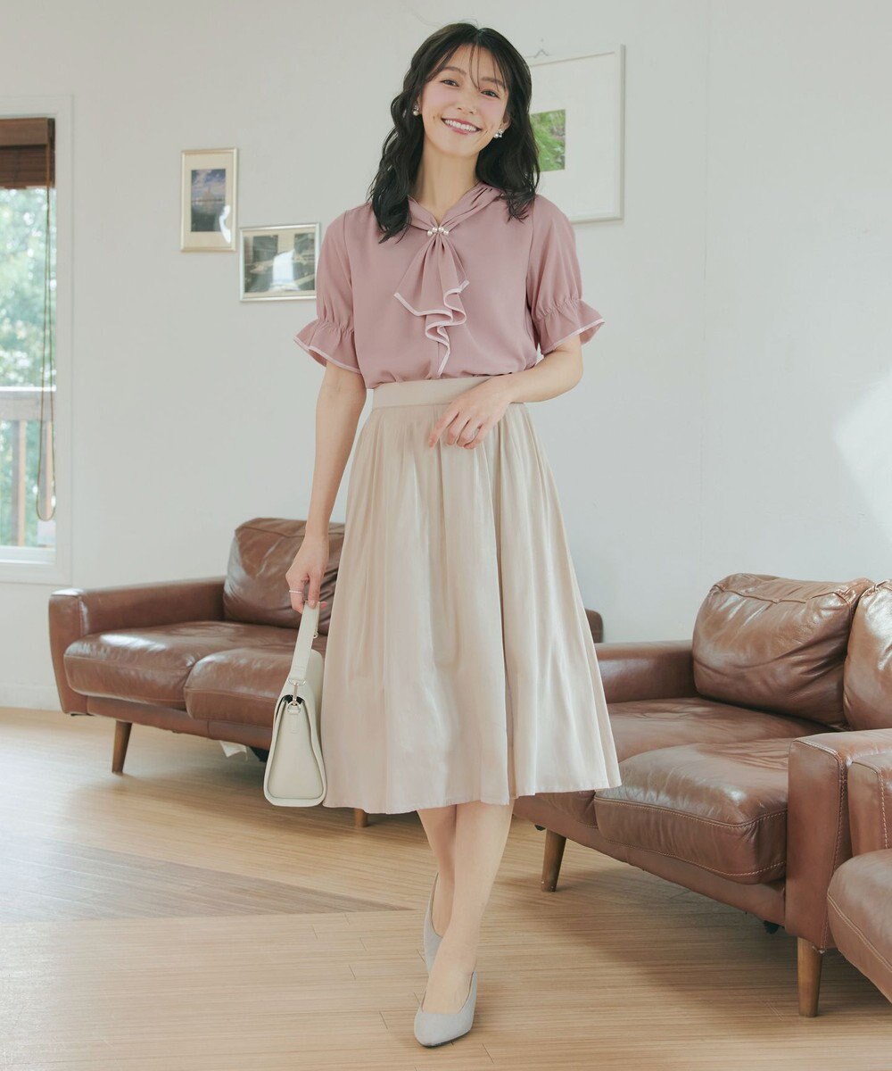 Tiaclasse パニエ付きフレアスカート 