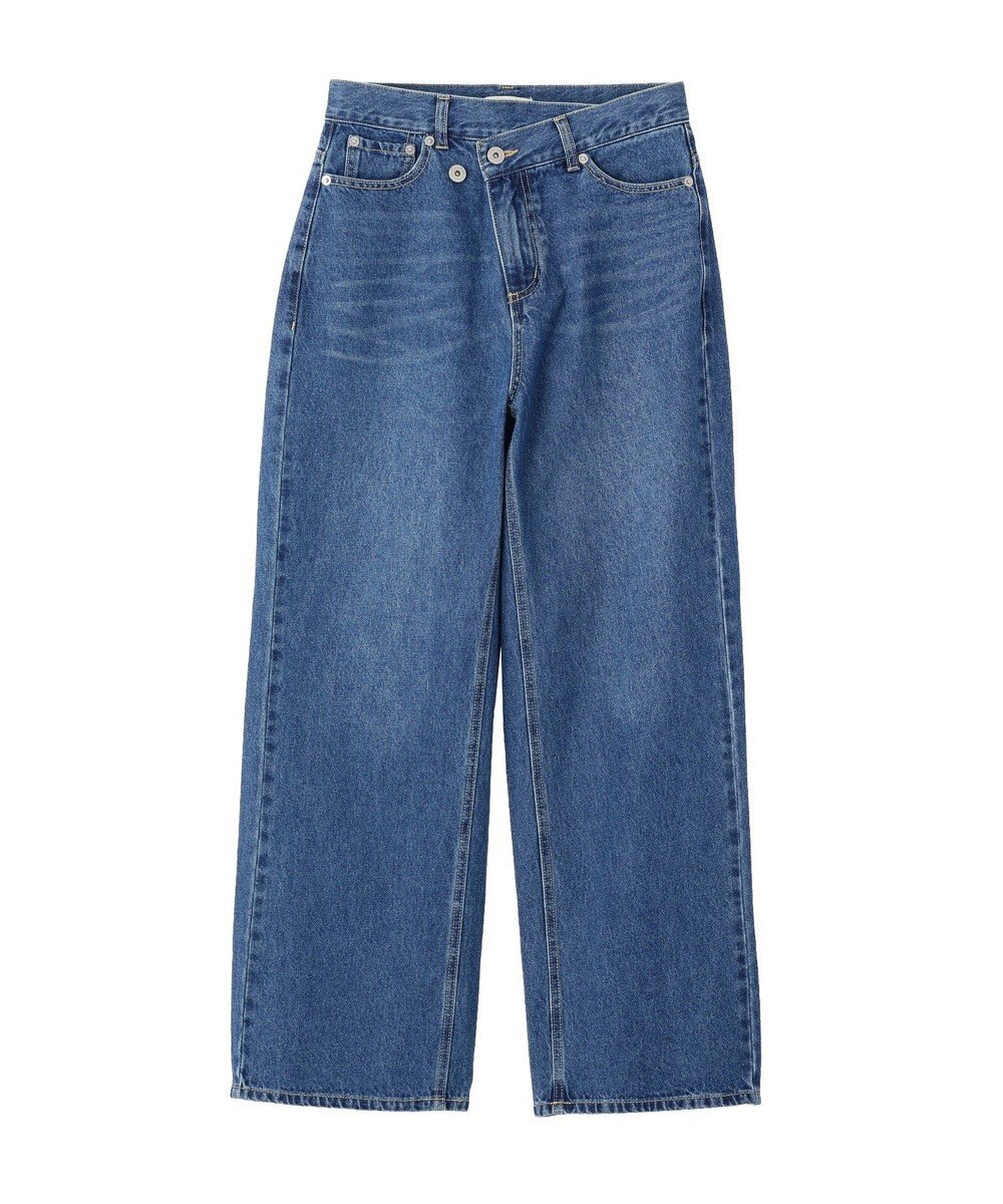 earth music&ecology ウエストアシメデニムパンツ 