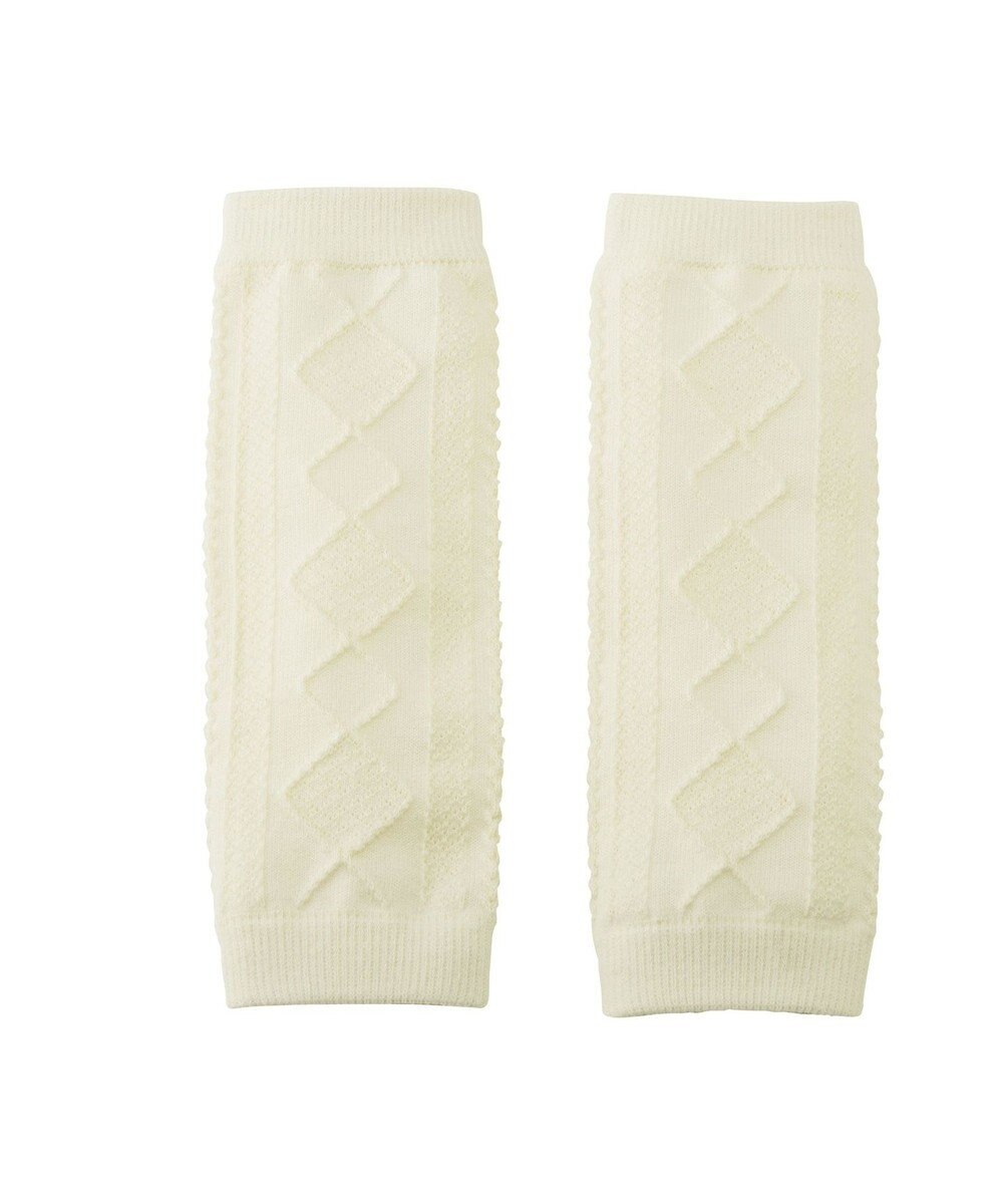 MIKI HOUSE HOT BISCUITS アーガイル柄レッグウォーマー 