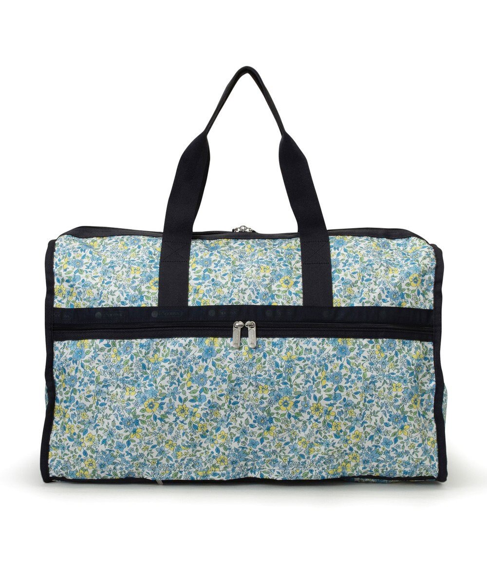 LeSportsac DELUXE LG WEEKENDER/タペストリーフラワーブルー 