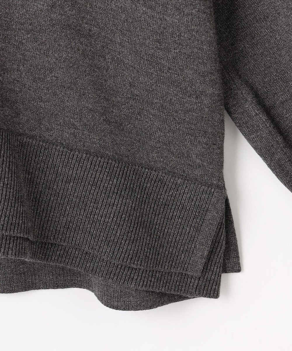 組曲 S 【加藤ローサさん着用】ポロ襟ストレッチニット 