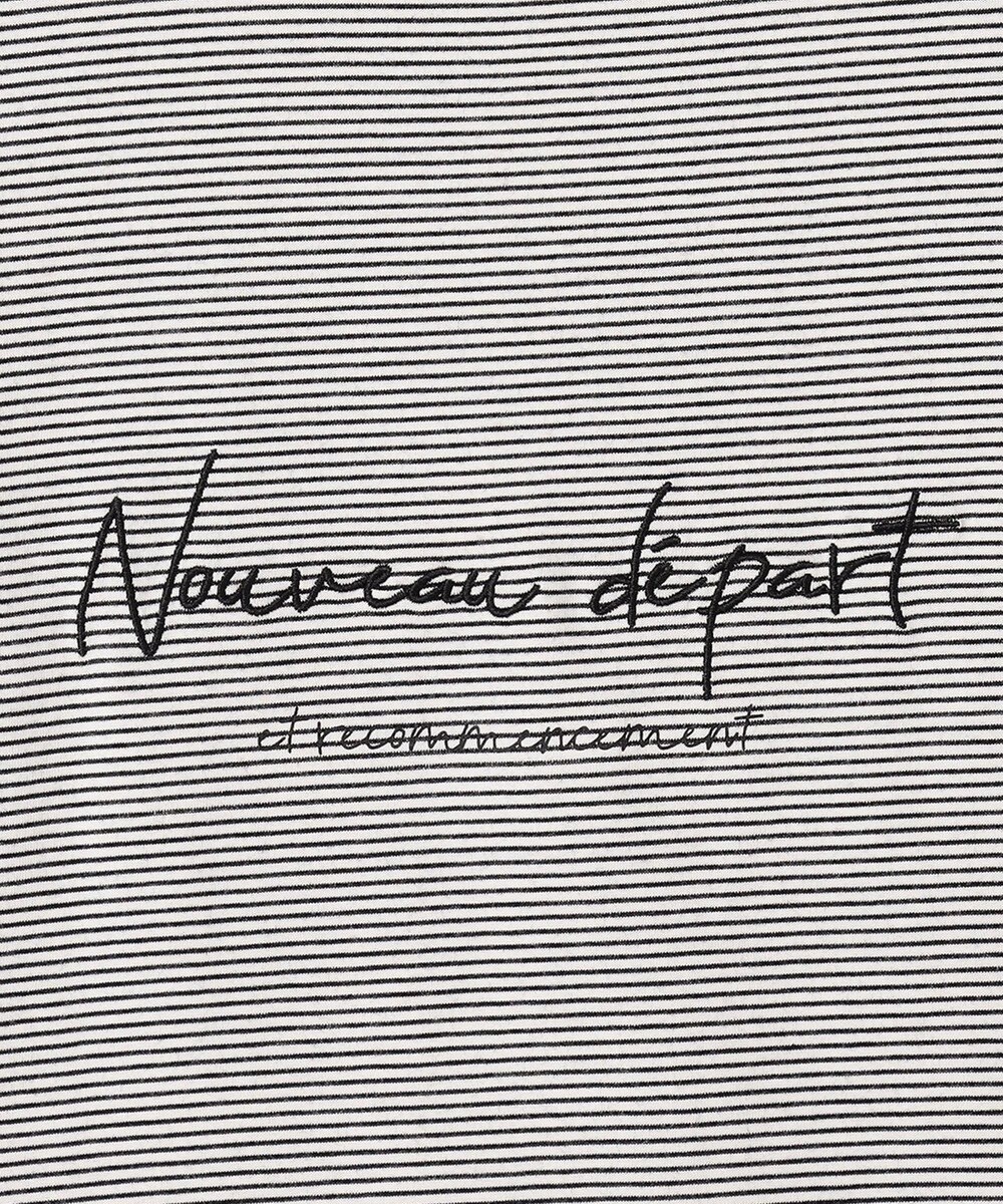 ANY SIS ロゴ刺繍 カットソー 