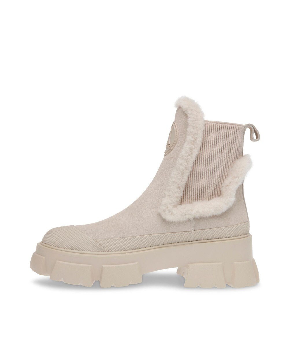 STEVE MADDEN TOWNSHIP 厚底サイドゴアムートンブーツ 