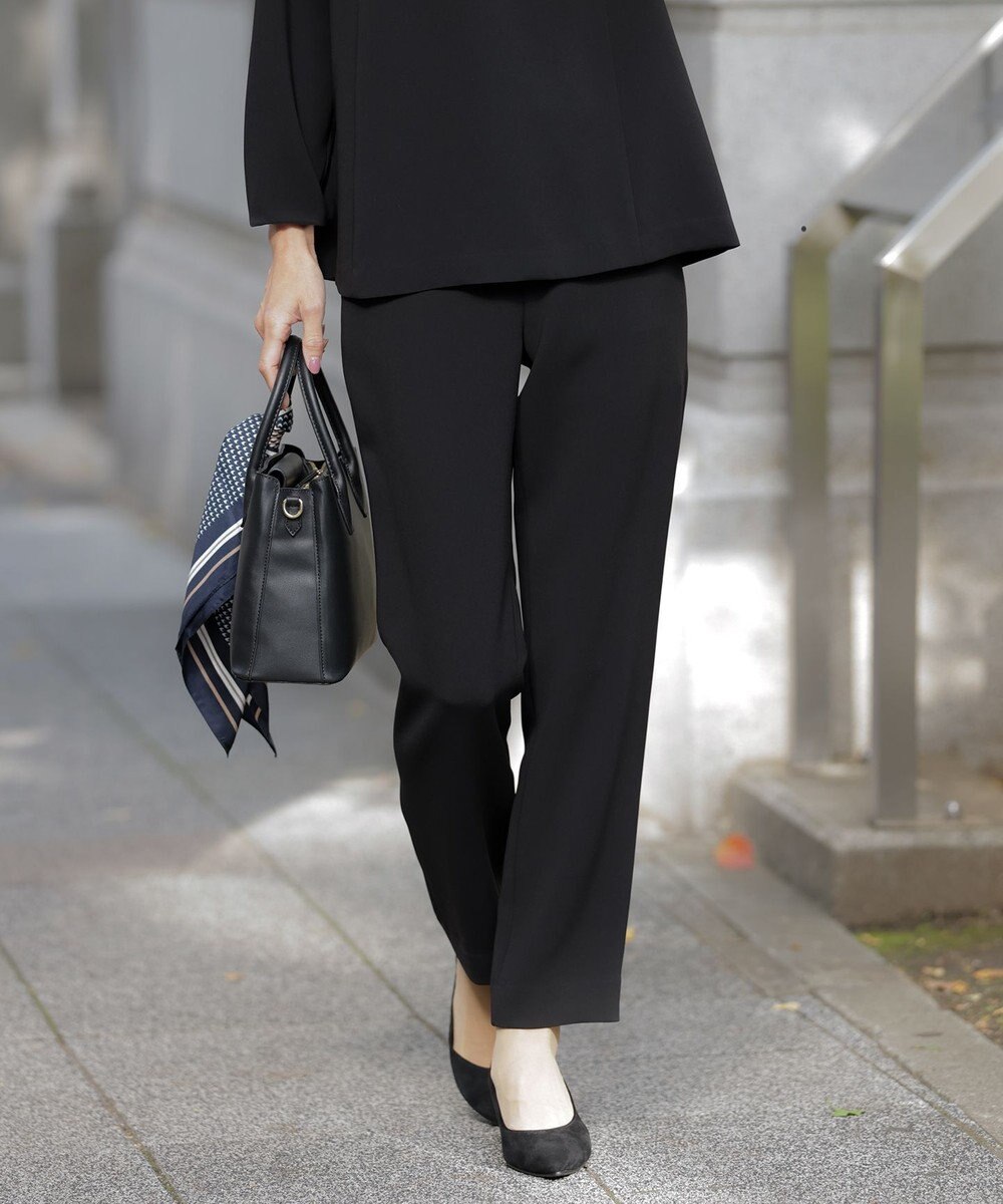 J.PRESS LADIES S 【セットアップ対応】セラテリーダブルクロス テーパード パンツ 